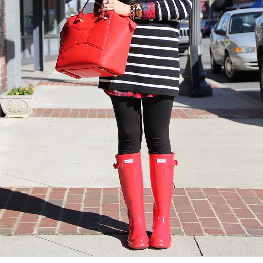 Hunter Original Tall Boots Red